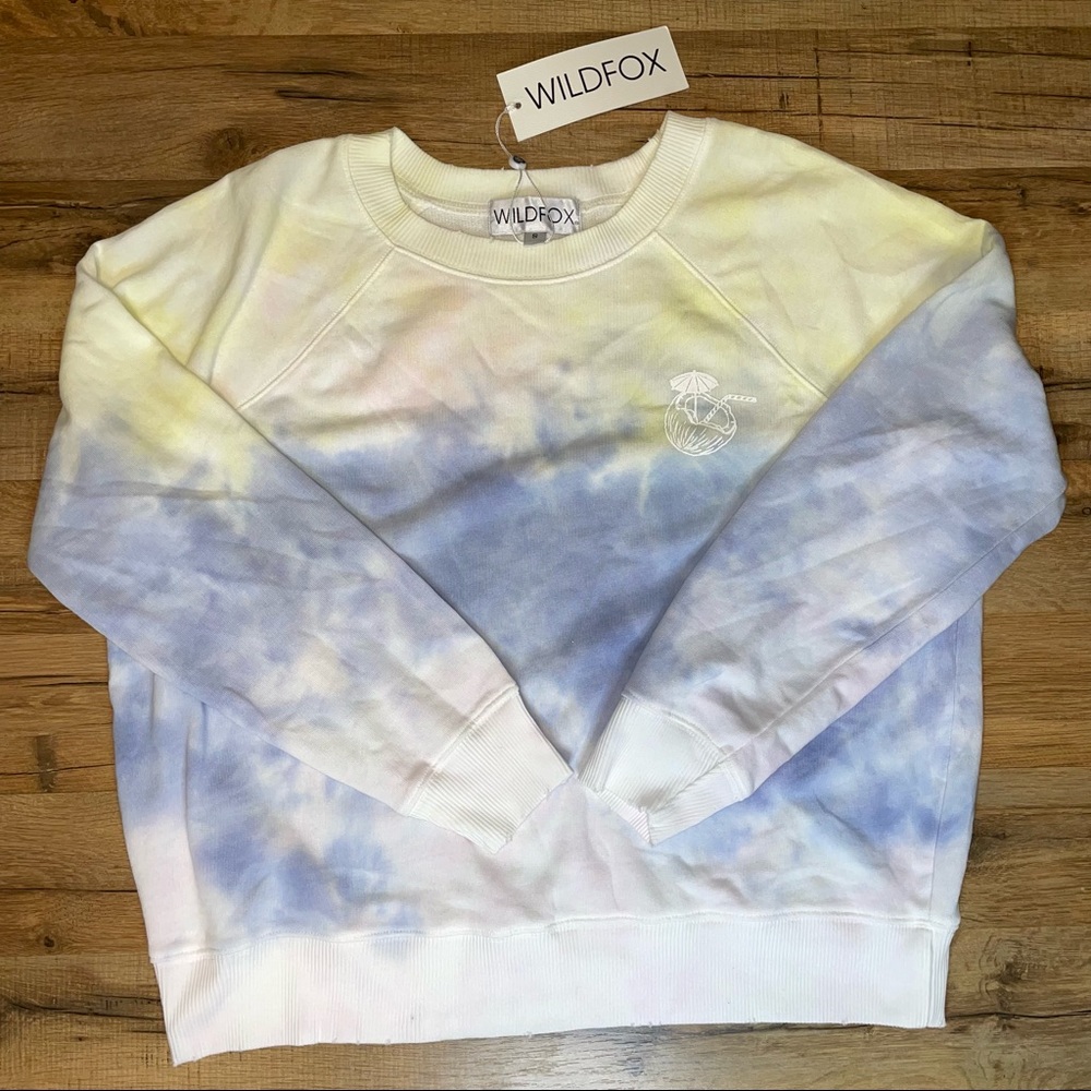 NWT Wildfox Overcast Wash Sommers Sweatshirt - Picture 7 of 11